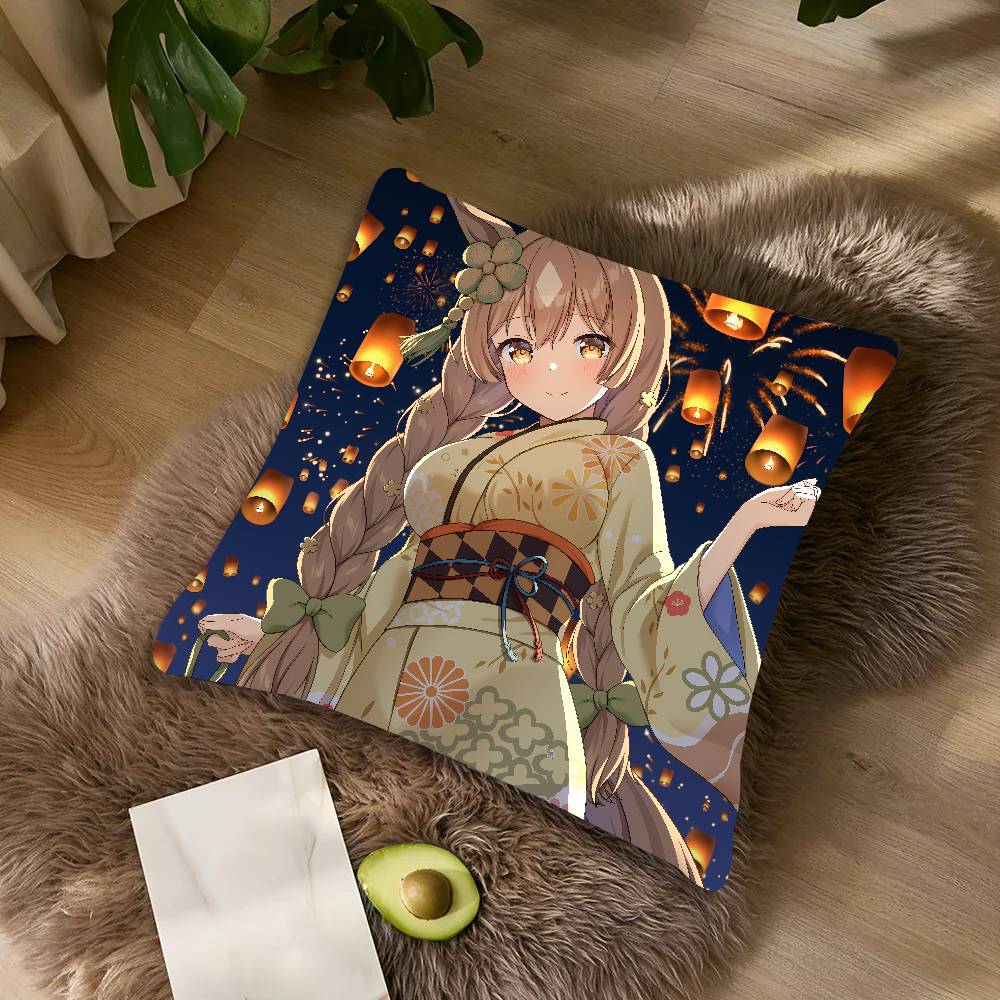 Cute Uma Musume Pretty Derby Pillow Case Cushion Cover Decor Home Throw Pillow Covers For Couch Camping Pillow Cover Decorations