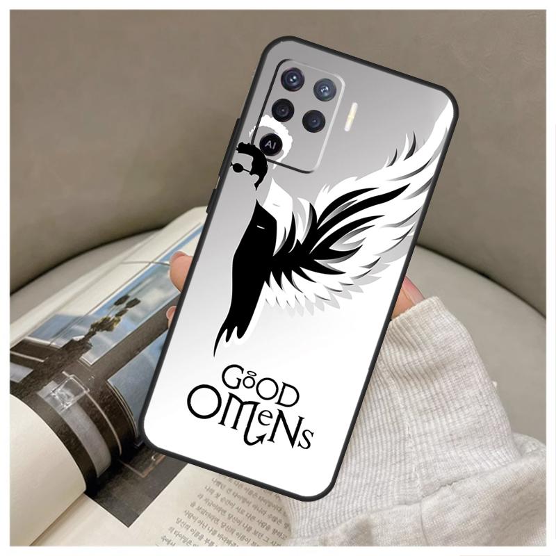 Good Omens For OPPO A15 A16 A17 A74 A94 A58 A78 A98 A76 A96 A77 A5 A9 A52 A72 A79 A53S A54S A57S Case