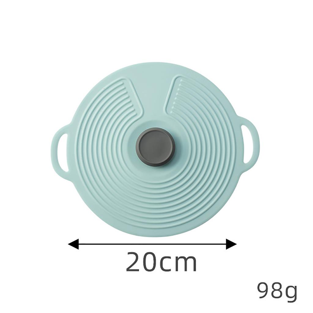 5 Styles Anti Overflow Sealing Silicone Pot Cover Heat Resistant Microwave Splatter Cover Fresh-Keeping Lid Pot Lid