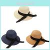 Summer Straw Hat With Wide Brim For Beach Travel And Sun Protection Womens Fashion Accessory