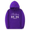 Women's Autumn & Winter Letter Print Hoodie Sweatshirt - Casual Baseball Mom Style