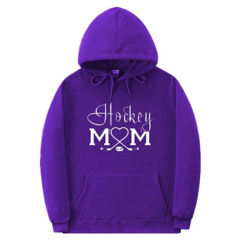 Women's Autumn & Winter Letter Print Hoodie Sweatshirt - Casual Baseball Mom Style