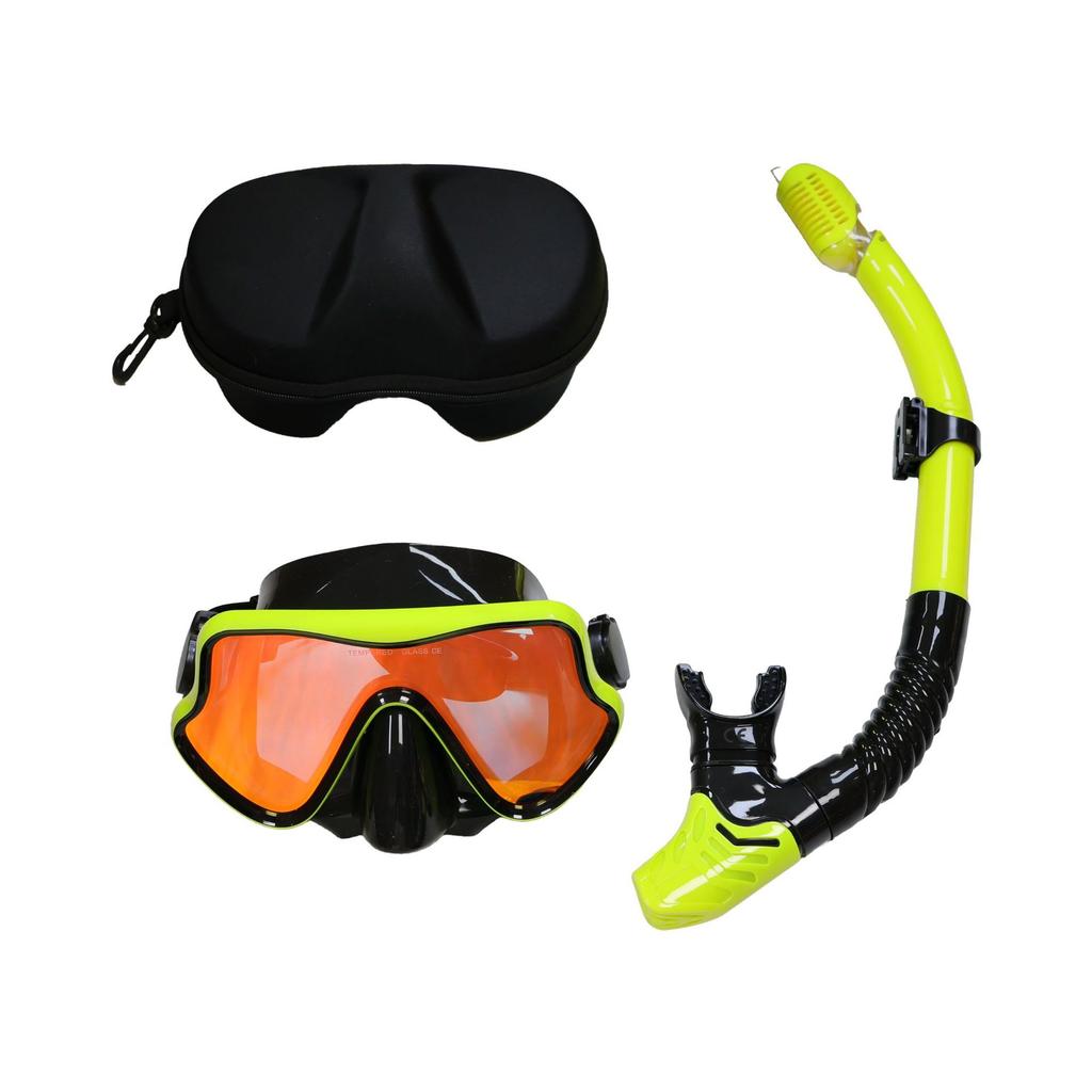 New diving goggles snorkeling mask snorkel set