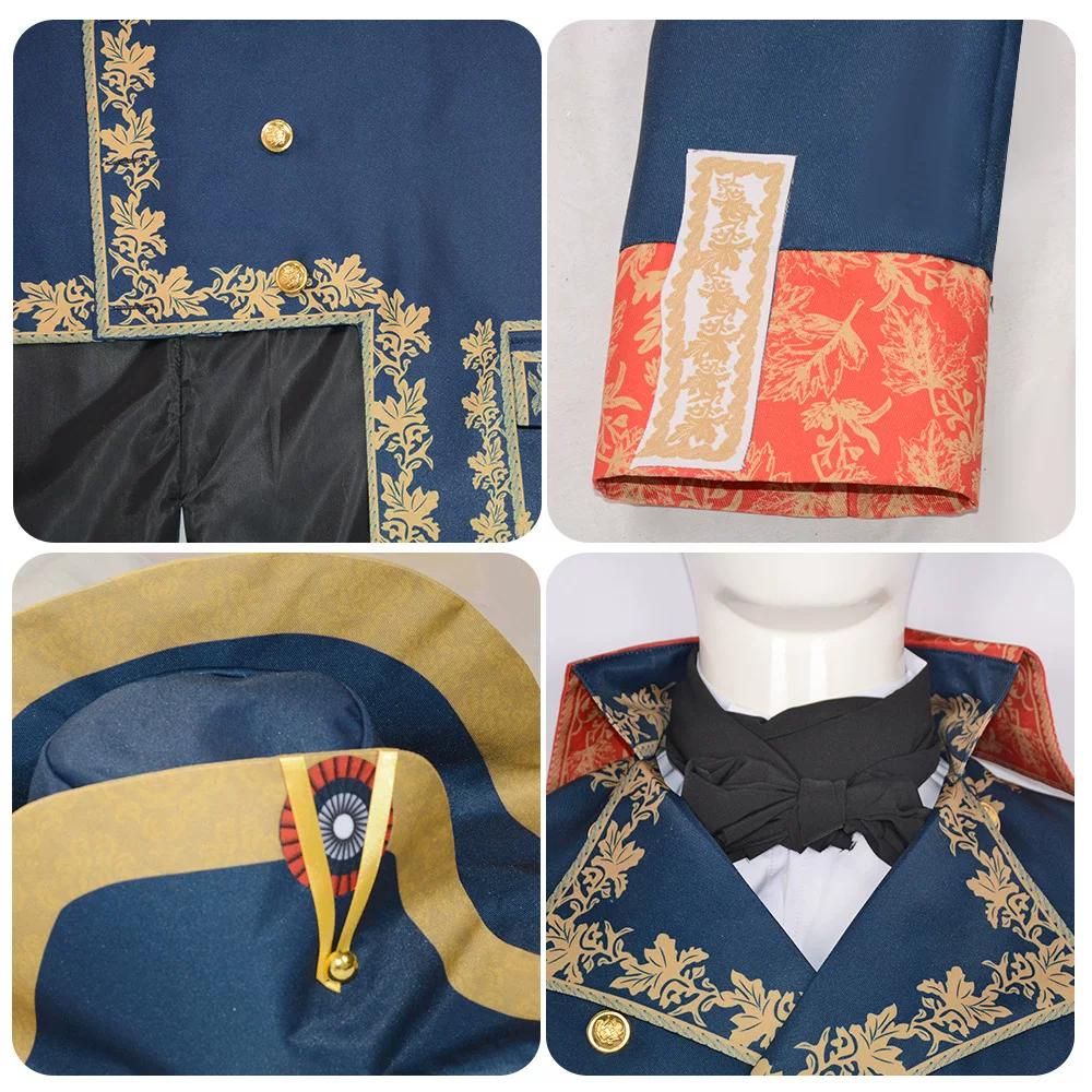 Napoleon the Great Cosplay Napoleon General Coat Set Vintage Commander Dress