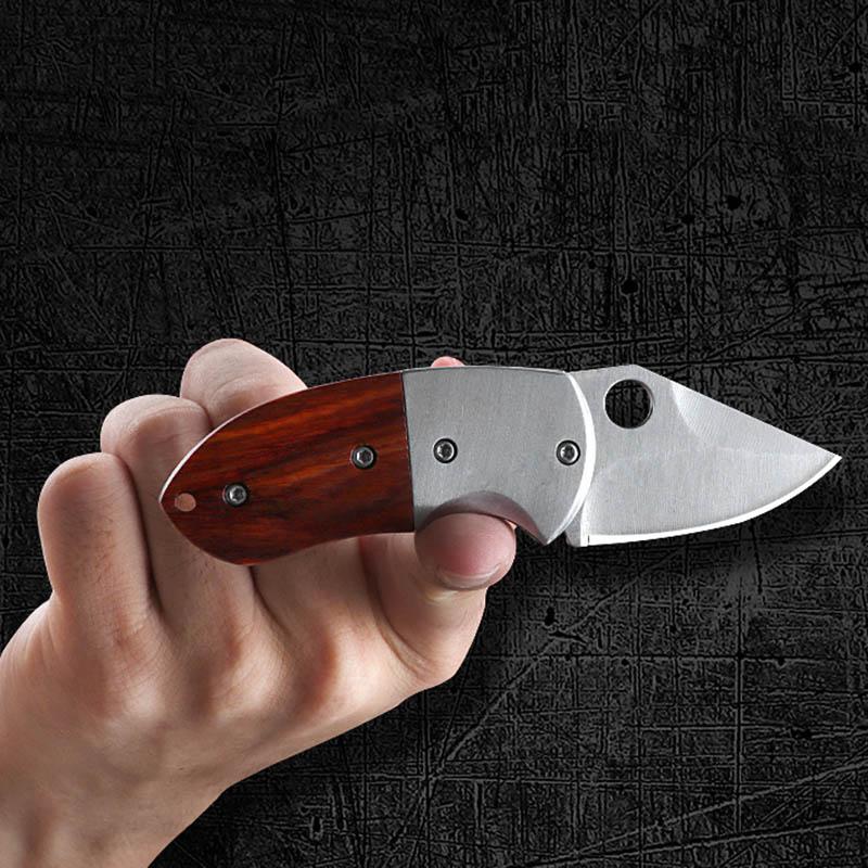 Stainless Steel Pocket Knife EDC Folding Knife Kitchen Utility Mini Meat Cleaver Fishing Fruit Cutter Unpacking Tools