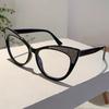 Colorful Trends Bling Frame Women Popular Fashion Cat Eye Eyeglasses Stylish Brand Decoration Po Ladies Glasses