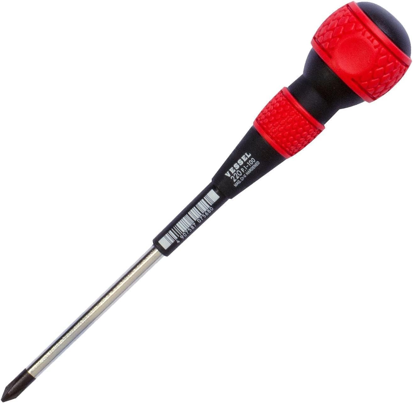 VESSEL Ball Grip Screwdriver x 100 220 +1