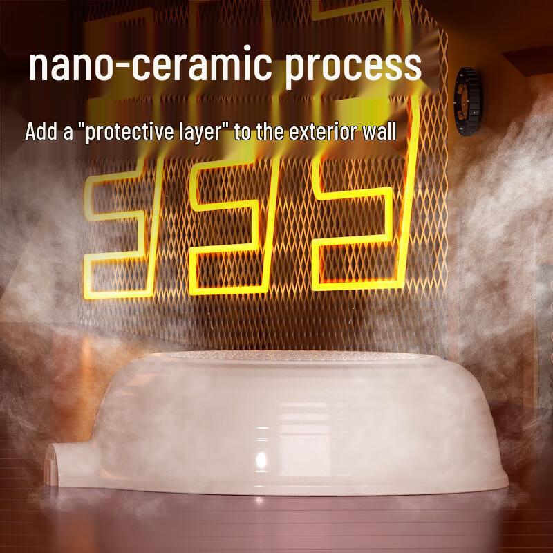 Chui Da Huang Big White Non-Stick Deep Frying Pan