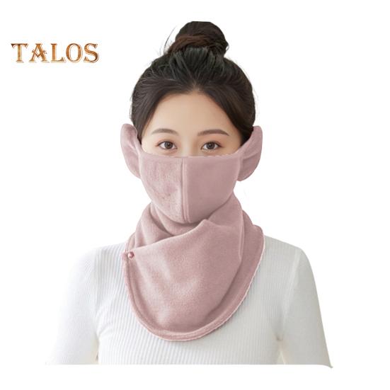 2ks/sada Polar Fleece Nákrčník Termální Ochrana Obličeje Set Zesílený Hřejivý Zapínání na Knoflíky Fleece Šála Doplněk do Chladného Počasí