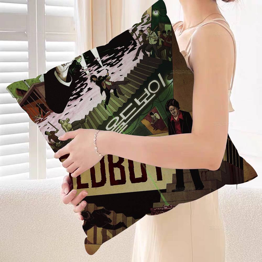 Thriller Movie Oldboy Pillowcase Toon Gift Cushion Cover Bedroom Home Sofa Chair Seat Decor Pillow Case