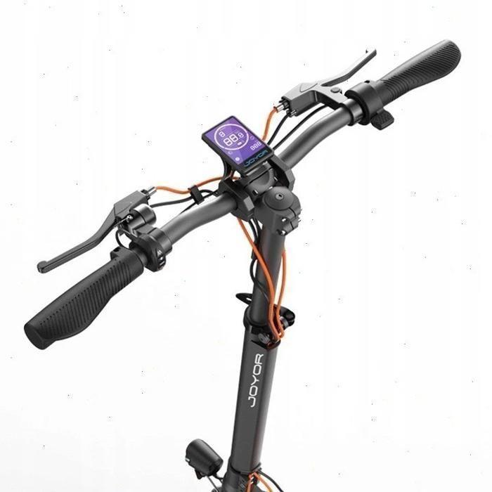 Trotinete elétrica dobrável certificada ABE JOYOR S5 - Motor 500 W - Bateria 48 V-13 Ah - Pneus 10 polegadas - Preto