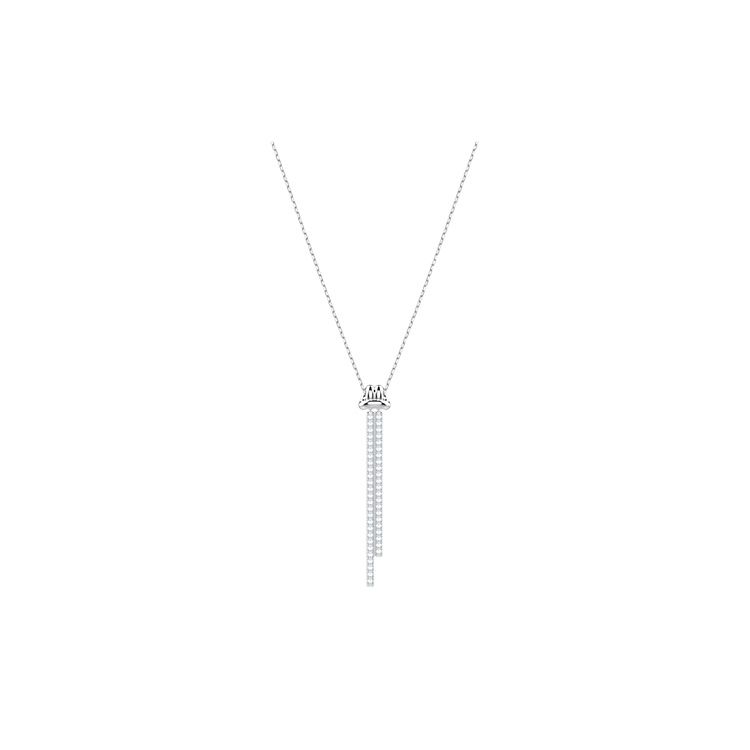 

Swarovski Lifelong Y-Shaped Knot Necklace Women necklace Platinum-Plated 5408435 Box (Random Color)