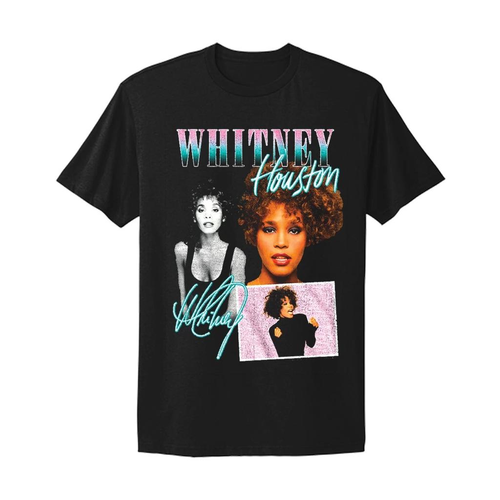 Whitney Houston 90s Retro Graphic Design Gift T-shirt S195