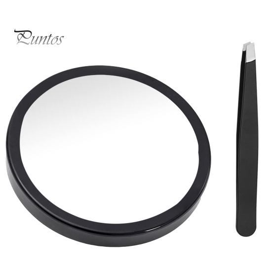 

Портативное 30-кратное увеличительное косметическое зеркало, пинцет на присоске, портативное зеркало для макияжа с лупой для путешествий