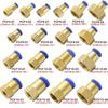 5Pcs PCF Pneumatic Quick Connector Air Fitting 4mm 6mm 8mm 10mm 12mm 1/8" 3/8" 1/2" 1/4" Female Thread Brass Hose Tube Pipe Engine Gaskets 6