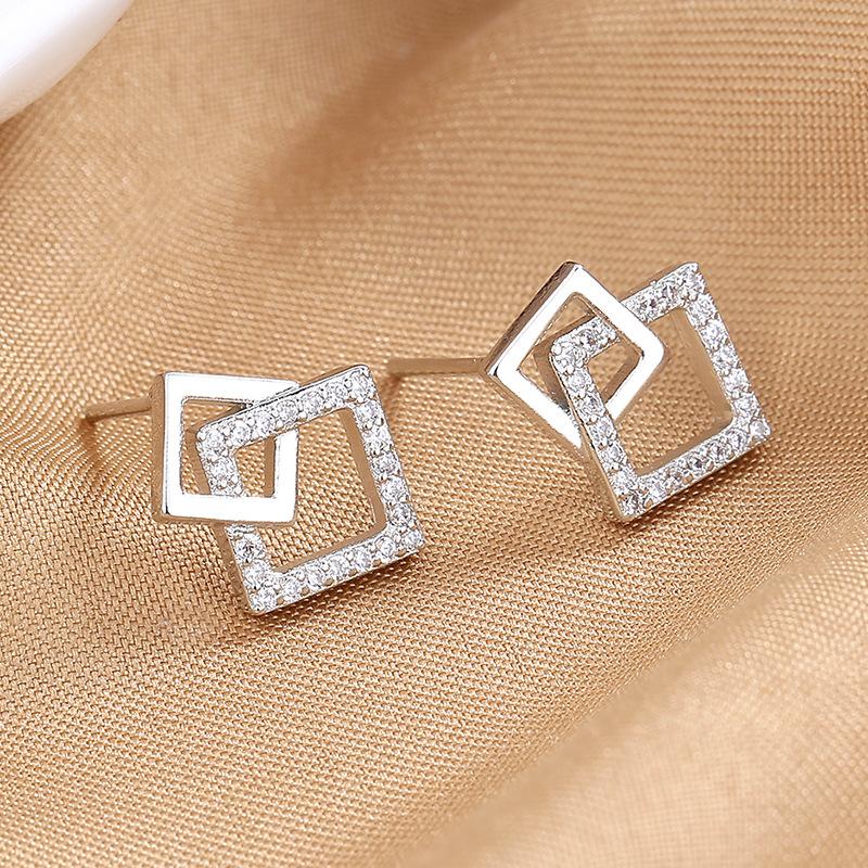 Lindon Women Copper Alloy Zircon Earrings Drop Earrings For Women Wedding Party Gifts