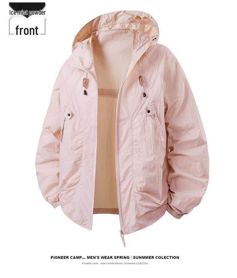 Ultra-Light Breathable Hooded Windbreaker for Men & Women - Summer Sunscreen Jacket