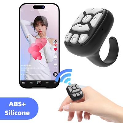 Mobile Phone Mini Remoter Bluetooth-Compatible Remote Control E-book Page Turner for TIK Tok Scrolling Ring for iPhone iPad