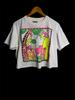 Vintage 90s National Wildlife Federation Crop T Shirt Medium Size