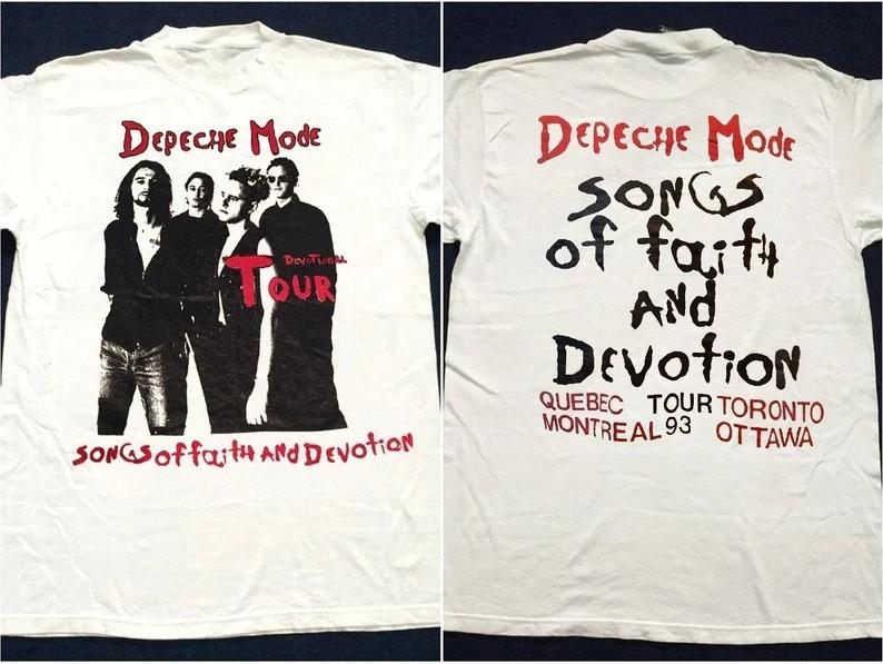 Vintage 1993 Depeche Mode Song Of Faith And Devotional Tour TShirt Unisex T-Shirt XXL