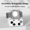 Charger Stand Silicone Dock Charging Cable Holder Space-Saving Desk Watch Holder for Apple Watch 10 9 8 7 6 5 4 3 2 1 Ultra 2/SE