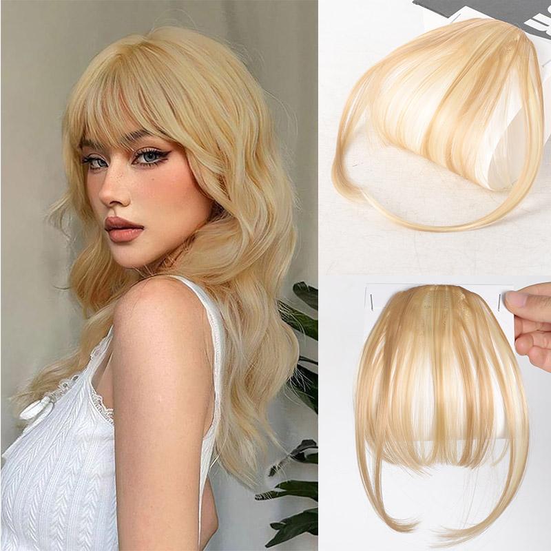 Bangs Wig Synthetic Bangs Lady Invisible Bangs  Age Reduction Forehead Wig Piece Wigs For Women A Variety of Colors Are Available