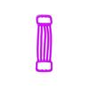 2Pcs Kids Tensioner Toy Stretch TPR Stress Relief Colorful Toddlers Arm Strength Training Resistance Band Decompression Expander Rope Toy