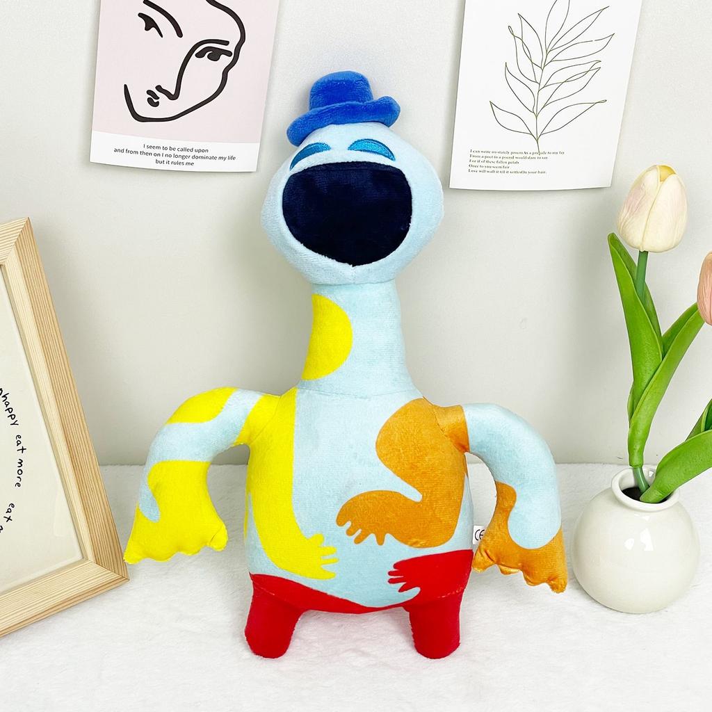 Erstaunlicher digitaler Zirkus Plüsch Buntes Löwenmonster Großer Löwe Plüschtier, Weiche Stofftierpuppe für Kinder Jungen Mädchen Weihnachtsgeschenk