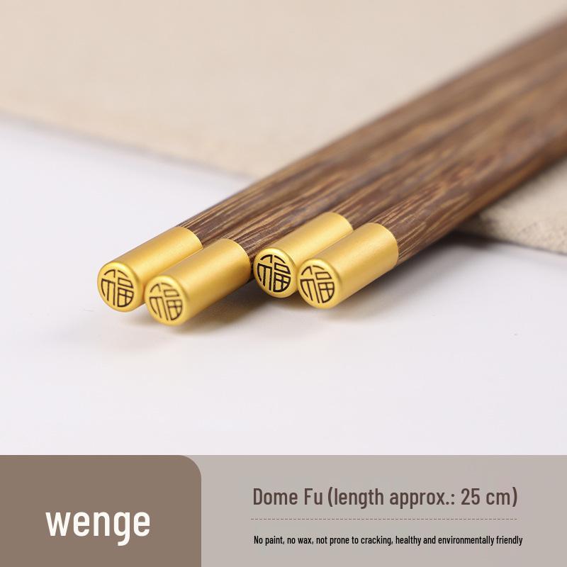 Chinese Style Solid Red Wood Chopsticks - Creative Gift for Household Use