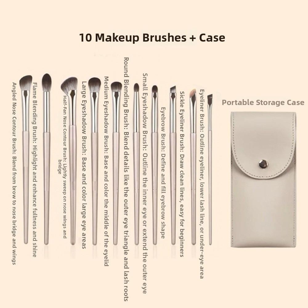Professional Cosmetics Brushes Tools Kits Gold Eye Makeup Brush New Makeup Brushes Set Women