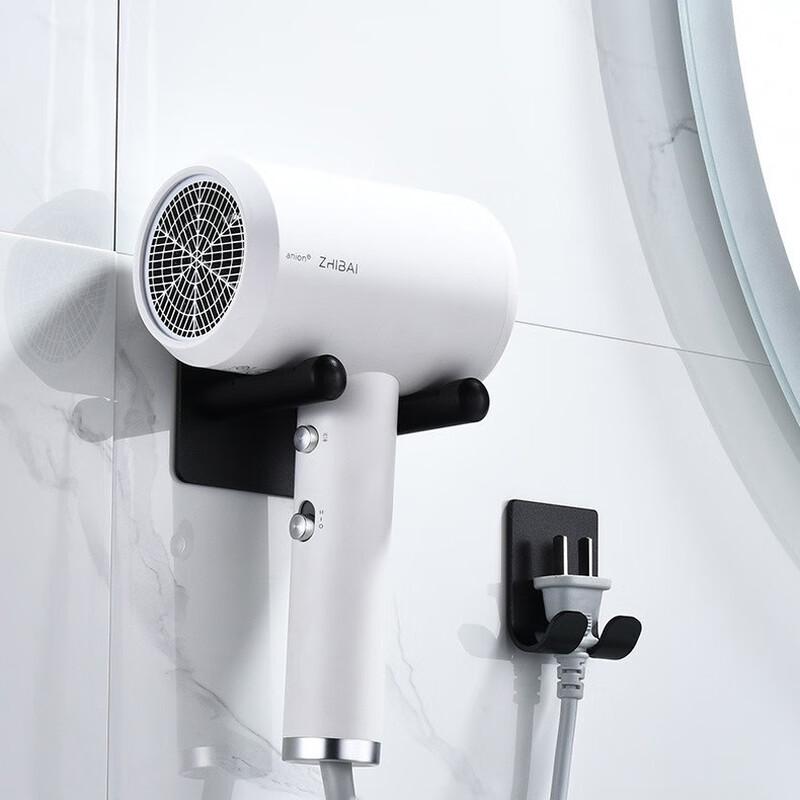 Miling Liheng Wall-Mounted Bathroom Storage Rack with Hairdryer Holder