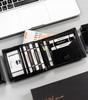 Large, elegant men's wallet made of natural leather - Rovicky