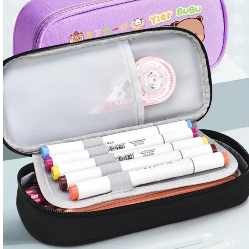 Cute Children's Pencil Case: Large-Capacity, Multifunctional Cartoon Pencil Case for Students