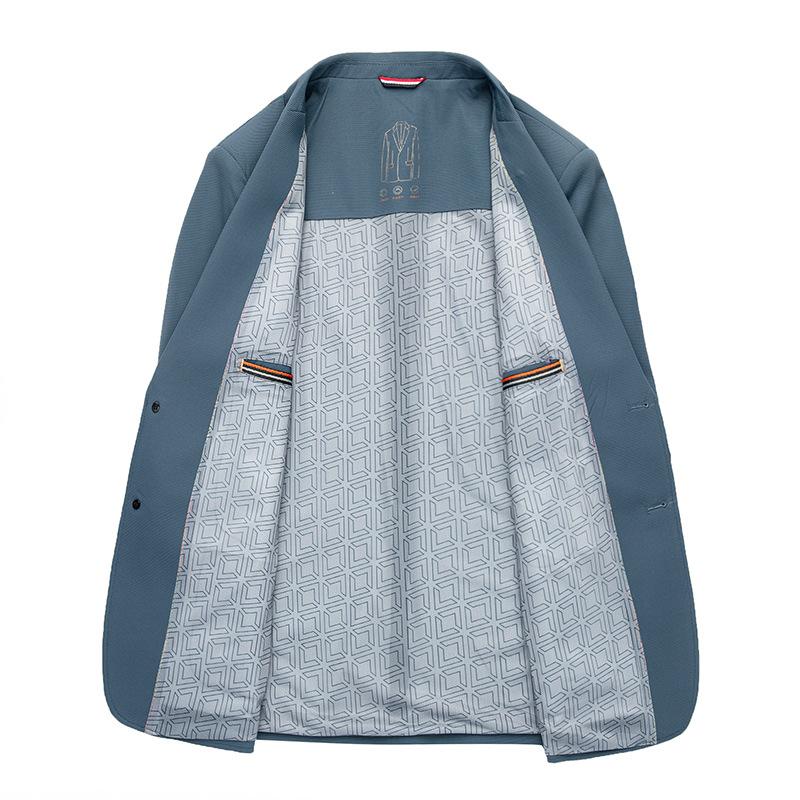 Spring and Autumn New Light Luxury Business Single West Youth Micro-elastic Single-breasted Suit Jacket Tide