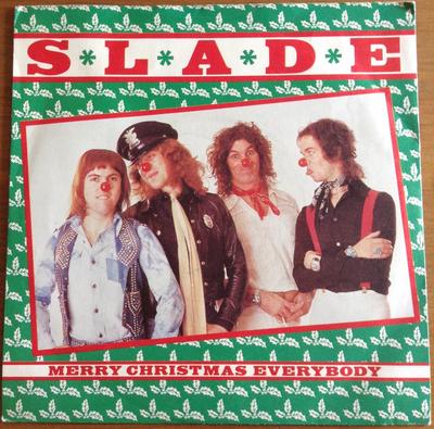 7inch Record SLADE  Merry Christmas Everybody 2058422 Polydor 1981 UK Rock Used