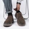 Fashion High luxury men's thick soled shoes Retro elegant style Office and leisure party Outdoor trendy youth shoes Versatile for daily