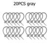 10/20/50pcs 18cm Silicone Reusable Bag Ties Twist Wire Fasten Cable Zip Tie Headset Data Lines Wire DIY Universal Magic Tie