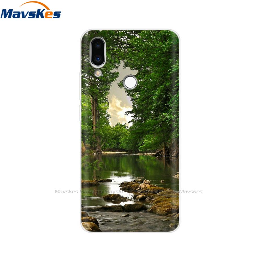For Meizu Note 9 Case Note9 Soft TPU Silicon Funda Back Cover For Meizu M9 Note Case M9Note M 9 Rose Print Phone Case Coque Para
