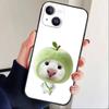Big Eyed goofy Cat Mouse Phone Case For iPhone 17 16 15 14 13 12 Max Plus Silicone Black Cover