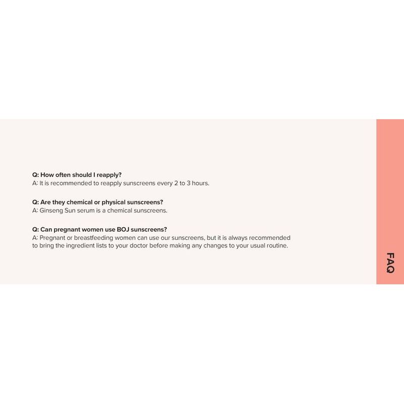 Beauty of Joseon Ginseng Feuchtes Sonnenserum