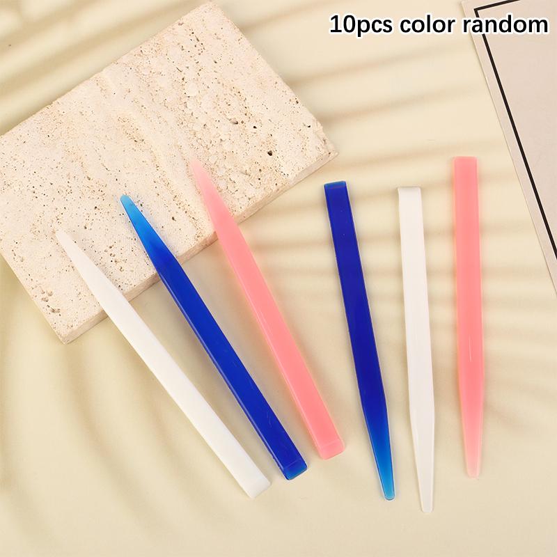 10Pcs/Set Blue Dental Lab Plastic Mixing Spatula For Impression Material Alginate