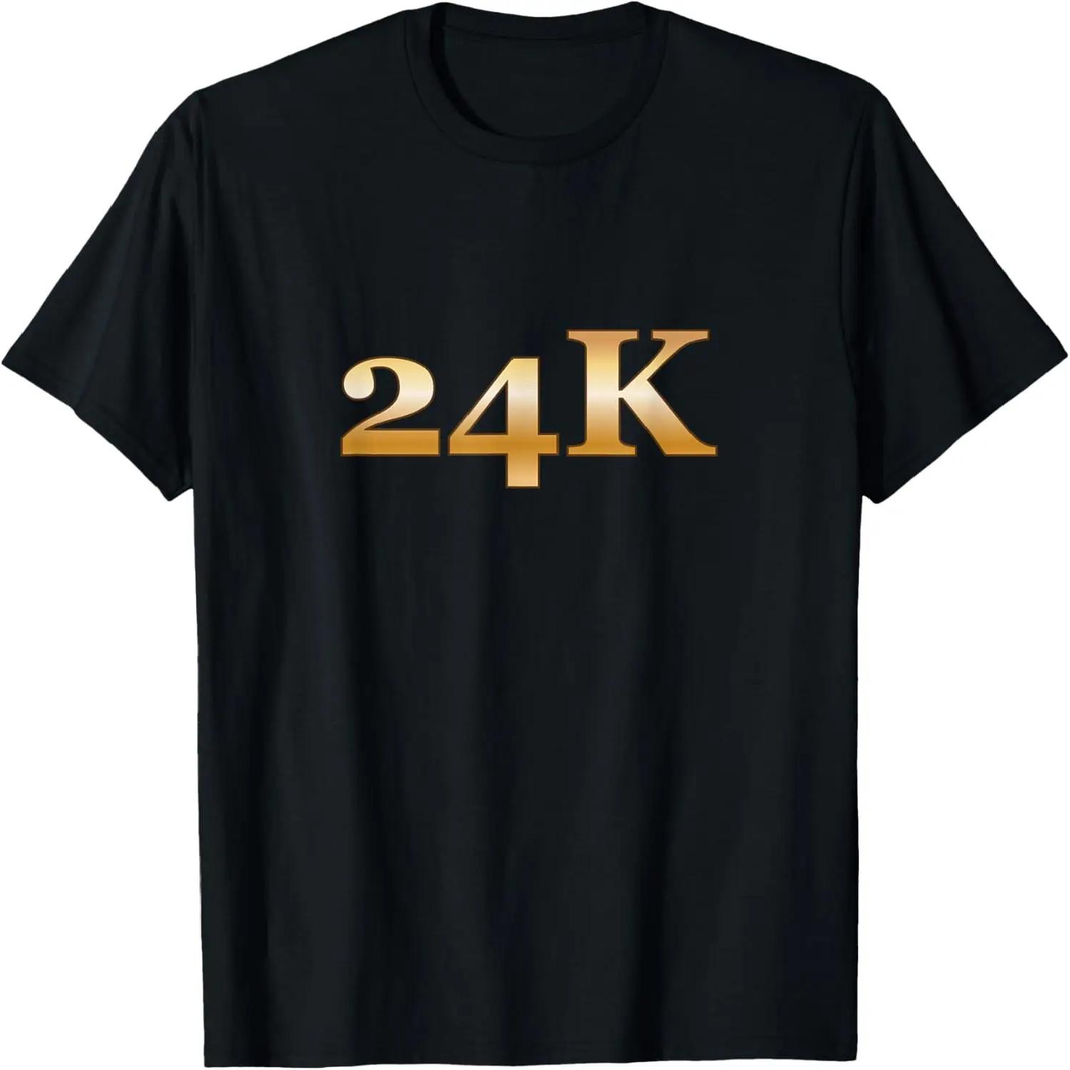 Simple Nice 24K Gradient Gold Number T Shirt Mens Womens T-Shirt XXXXL