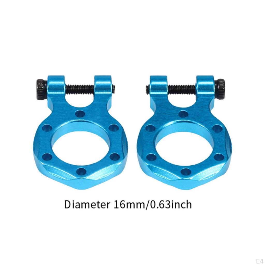 2 Pieces RC Car Tow Hook Horseshoe Buckle Aluminum Alloy for 1/10 Scale Crawler Truck Upgrade