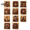 Artistic Relaxation Activities Christmas Faux Pearl Art Kit, Tree Wreath Painting DIY Craft Projects Sparkling Diamond Kit for Adults, Holiday