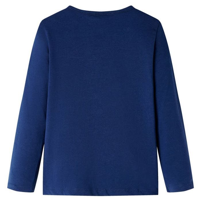 Kids' Long-sleeved T-shirt Navy Blue 92/104/116/128/140