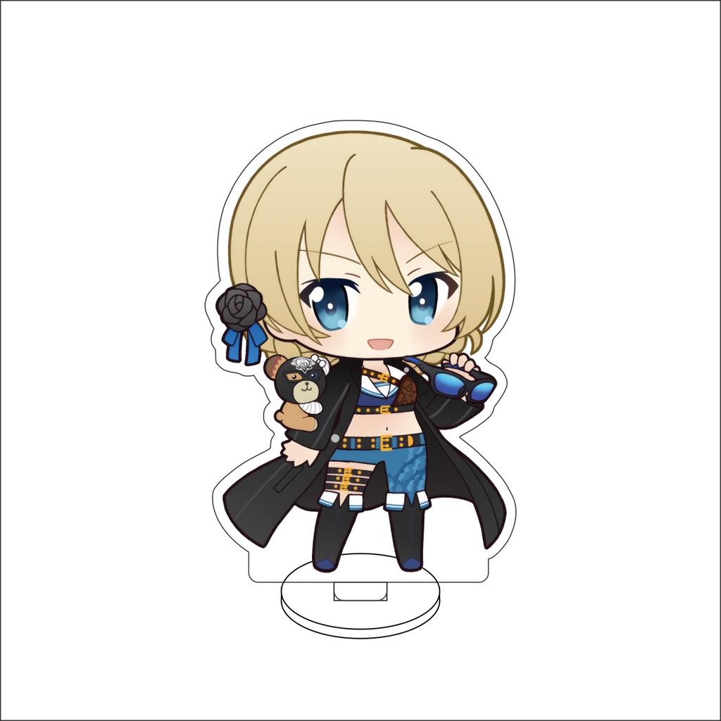 10CM Anime GIRLS und PANZER Figure Stand Model Nishizumi Miho/Isuzu Hana/Akiyama Yukari Cute Desk Decor Standing Sign Gifts