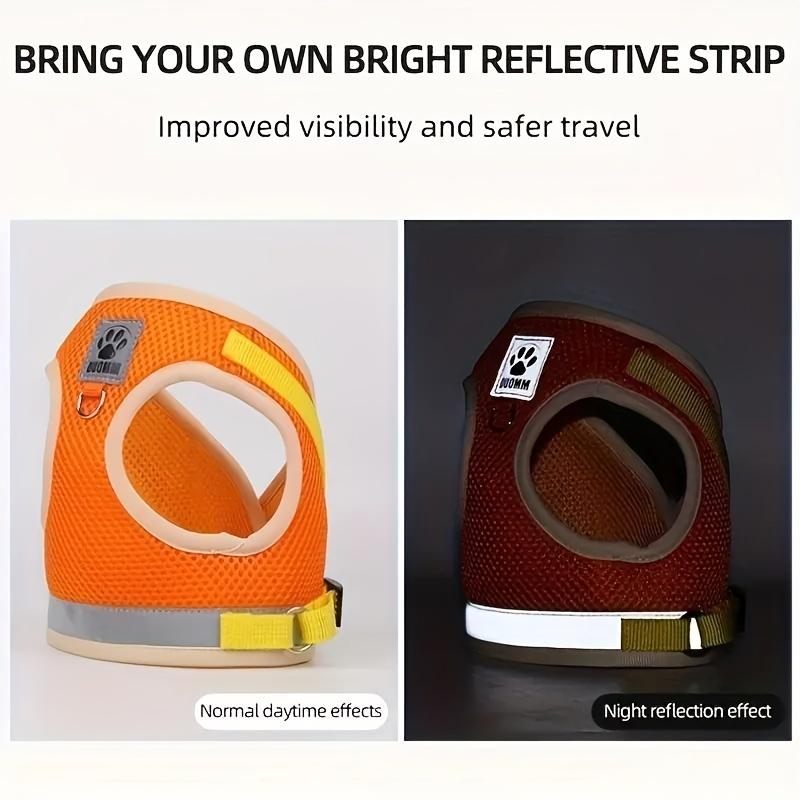 Adjustable Reflective  Cat/Puppy Vests Anti-Escape Pet Leash Straps for Cats And Puppies Suitable for Going out