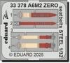 Mitsubishi Zero Fighter Type 21 Seatbelt Stainless Steel Plastic Model Parts EDU33378 1/32 (for Tamiya) (Airplane)