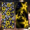 Phone Case For Oneplus 13R 12R 13 12 10T 10R Nord N100 N200 N10 10 9 9R 9RT CE 2 Z Pro Soft TPU Yellow Star Word Blue Creative