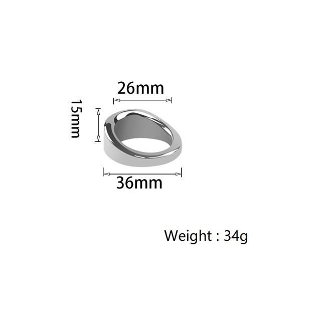 Edelstahl Metall Penis Lock Cock Ring Verzögerung Ejakulation Ball Hodensack Bahre Erektion Cock Ring Slave Männlich Sex Spielzeug Mann